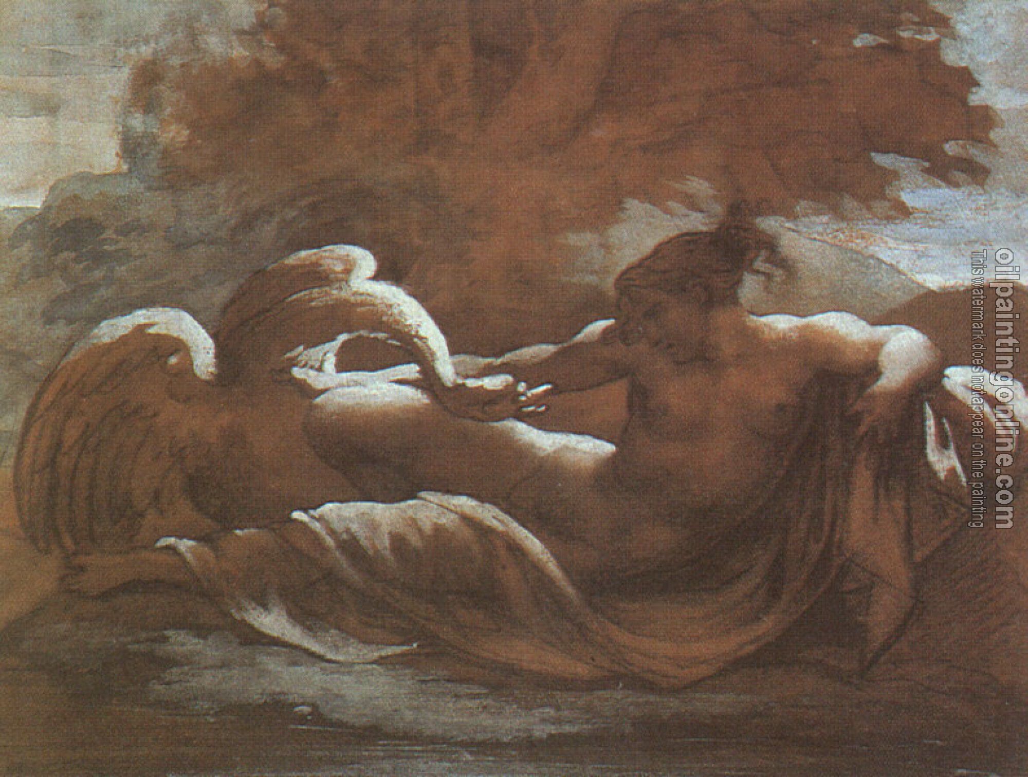 Gericault, Theodore - Leda and the Swan